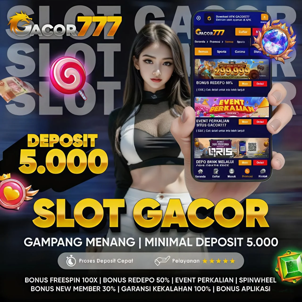 GACOR777| Link Viral Situs Slot Gacor 777 Terbaik Deposit 5000 Gampang Menang!